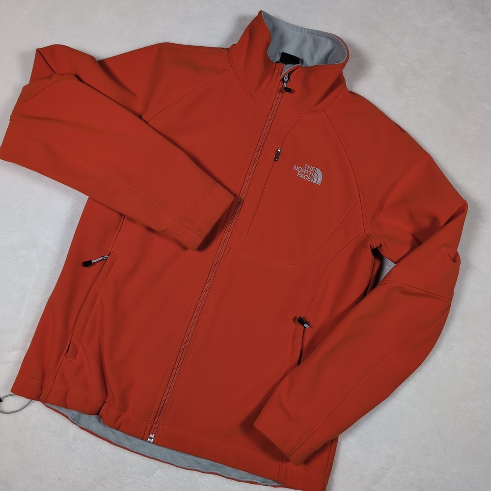The North Face Apex Bionic Jacket Womens Medium Orange Softshell Windproof